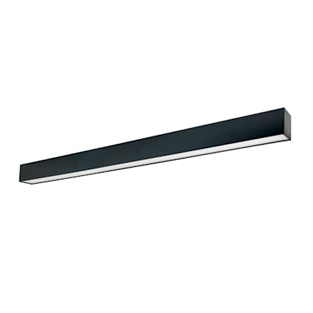 Nora Lighting 8' L-Line LED Indirect/Direct, Selectable CCT (3000K, 3500K, 4000K) Black