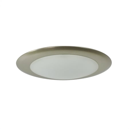 Nora Lighting Opal 7-1/2" 3000K LED Flush Mount Ceiling Fixture Natural Metal