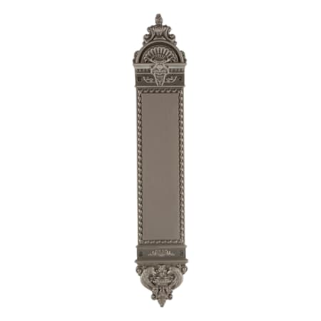 Nostalgic Warehouse New Orleans Solid Brass Antique Inspired 14" x 3" Pre-Drilled Small Door Push Plate Satin Nickel