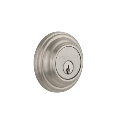 Nostalgic Warehouse Classic Solid Brass Double Cylinder Deadbolt with 2-3/8" Backset Satin Nickel