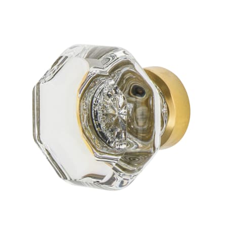 Nostalgic Warehouse Vintage Waldorf Crystal 1-3/8" Octagonal Cabinet Knob Unlacquered Brass