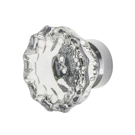 Nostalgic Warehouse Crystal 1-3/8 Inch Mushroom Cabinet Knob Bright Chrome