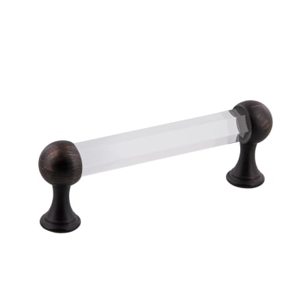 Nostalgic Warehouse Crystal 3-3/4 Inch Center to Center Handle Cabinet Pull Timeless Bronze