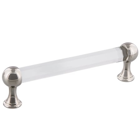 Nostalgic Warehouse Crystal 5 Inch Center to Center Handle Cabinet Pull Polished Nickel