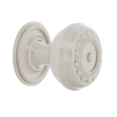 Nostalgic Warehouse Vintage Restoration 1-3/8" Round Meadows Cabinet Knob - Solid Brass Satin Nickel