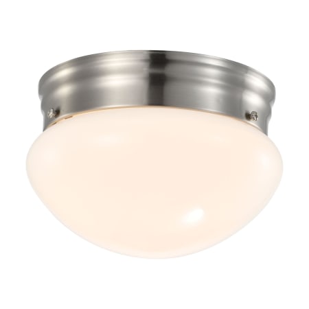 Nuvo Lighting Basic 7" Wide LED Flush Mount Ceiling Fixture Brushed Nickel