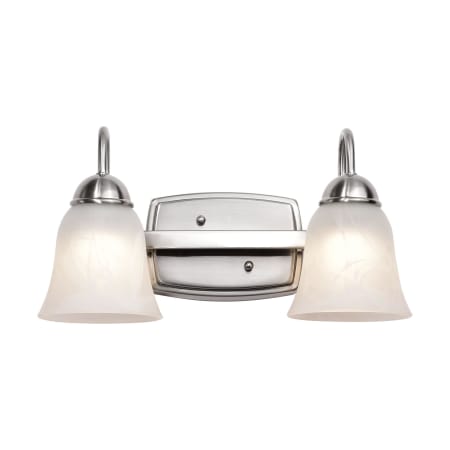 Nuvo Lighting Basic LED Flush Mount Ceiling Fixture Brushed Nickel