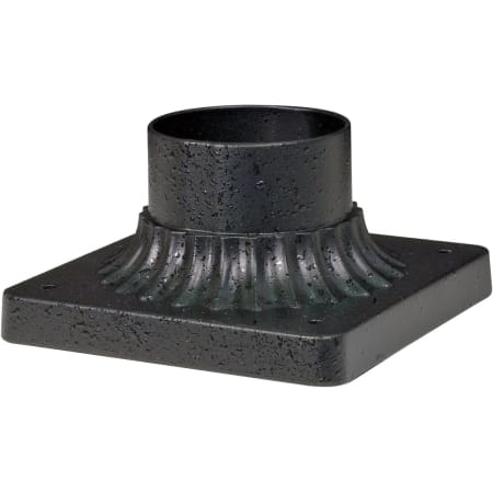 Nuvo Lighting 6" Aluminum Pier Mount Base Textured Black