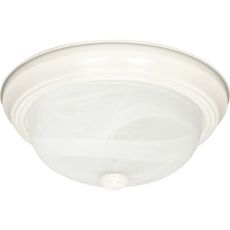 Nuvo Lighting 3 Light 15-1/4" Wide Flush Mount Bowl Ceiling Fixture Textured White