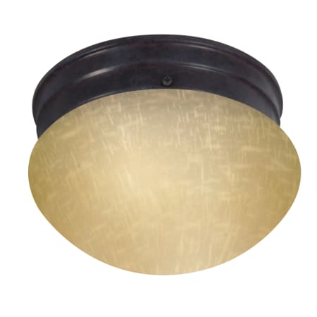Nuvo Lighting Single Light 6" Wide Flush Mount Bowl Ceiling Fixture Mahogany Bronze