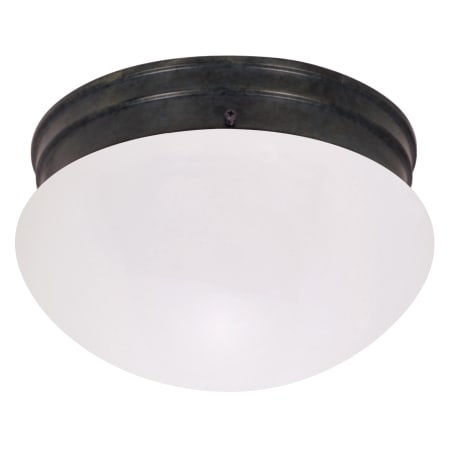 Nuvo Lighting 2 Light 8" Wide Flush Mount Bowl Ceiling Fixture Mahogany Bronze