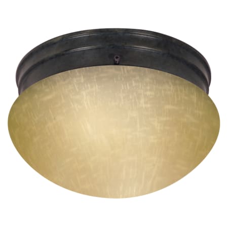 Nuvo Lighting 2 Light 8" Wide Flush Mount Bowl Ceiling Fixture Mahogany Bronze