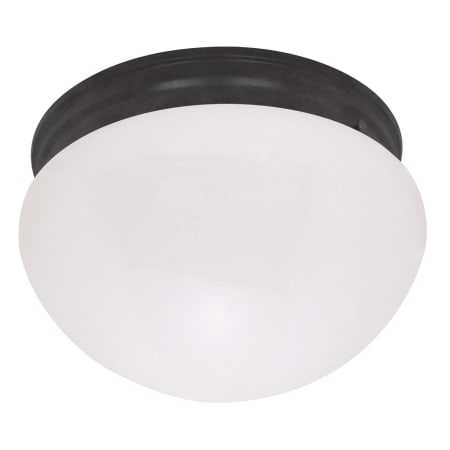 Nuvo Lighting Single Light 10" Wide Outdoor Flush Mount Bowl Ceiling Fixture Mahogany Bronze