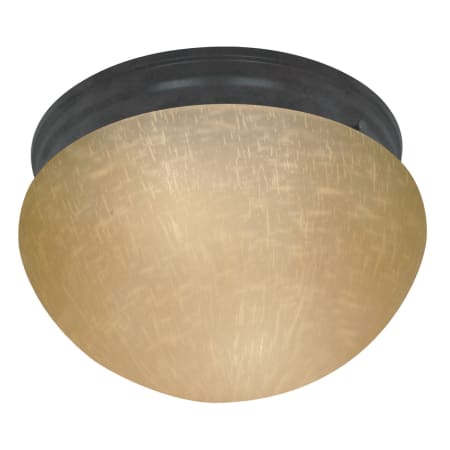 Nuvo Lighting Single Light 10" Wide Flush Mount Bowl Ceiling Fixture Mahogany Bronze