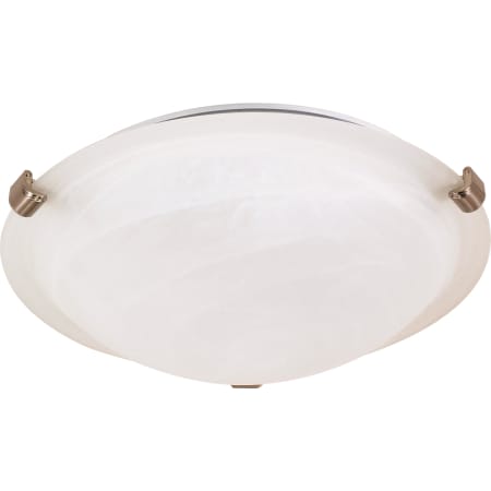 Nuvo Lighting 2 Light 16-1/8" Wide Flush Mount Bowl Ceiling Fixture Brushed Nickel