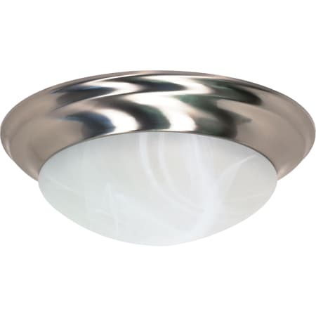 Nuvo Lighting 3 Light 17" Wide Flush Mount Bowl Ceiling Fixture Brushed Nickel