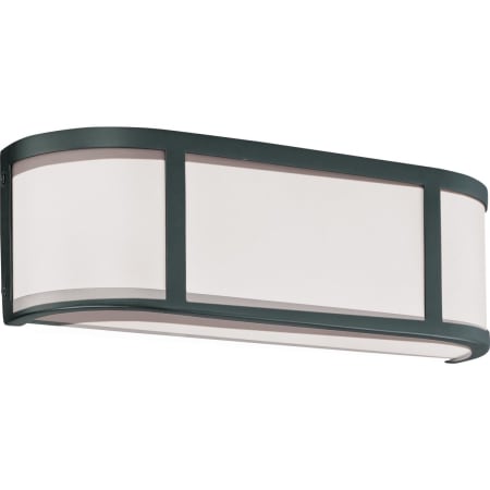 Nuvo Lighting Odeon 2 Light 15-1/2" Wide Bath Bar with Frosted Glass Shade Aged Bronze
