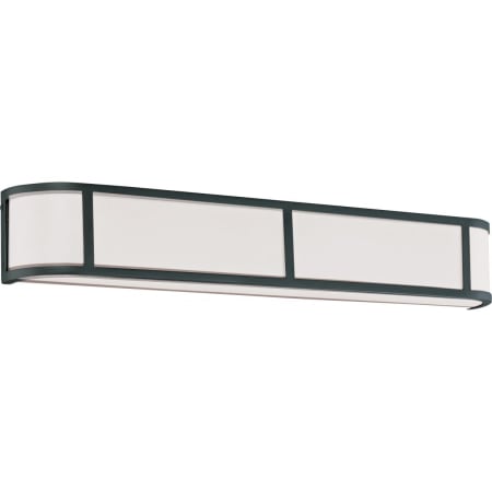 Nuvo Lighting Odeon 4 Light 32" Wide Bath Bar with Frosted Glass Shade Aged Bronze