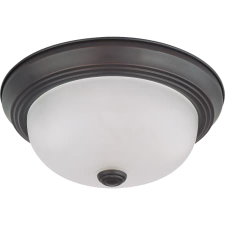 Nuvo Lighting 2 Light 11-3/8" Wide Flush Mount Bowl Ceiling Fixture Mahogany Bronze