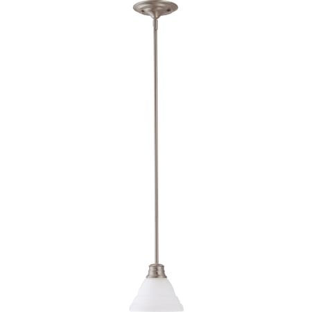 Nuvo Lighting Single Light 7" Wide Mini Pendant Brushed Nickel