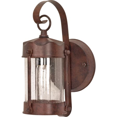 Nuvo Lighting 11" Tall Outdoor Wall Sconce with a Cylinder Shaped Glass Shade Old Bronze