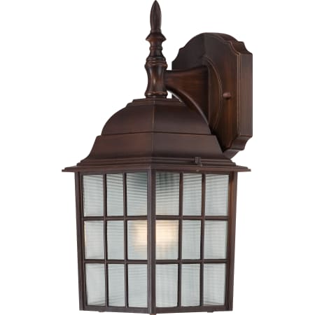 Nuvo Lighting Adams 14" Tall Outdoor Wall Sconce with Glass Panel Shades Rustic Bronze
