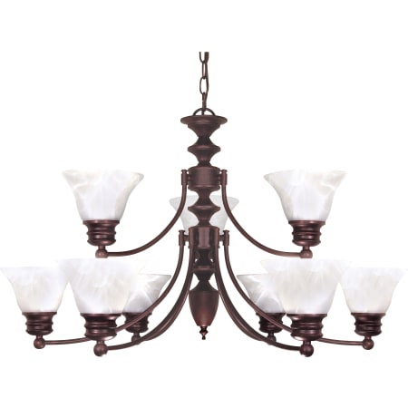 Nuvo Lighting Empire 9 Light 32" Wide Chandelier Old Bronze