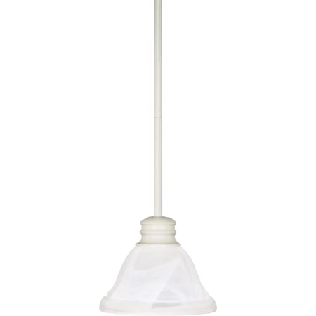 Nuvo Lighting Single Light 7" Wide Mini Pendant Textured White