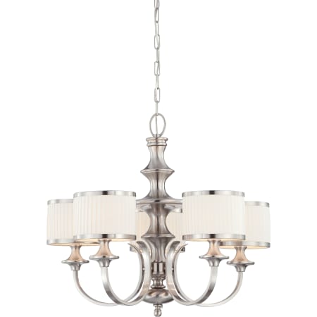 Nuvo Lighting Candice 5 Light 28" Wide Chandelier Brushed Nickel