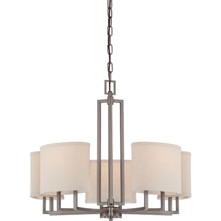 Nuvo Lighting Gemini 5 Light 25" Wide Chandelier Hazel Bronze