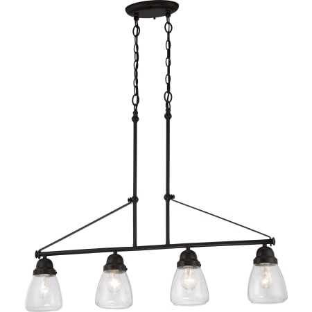 Nuvo Lighting Laurel 4 Light Large Linear Chandelier Sudbury Bronze