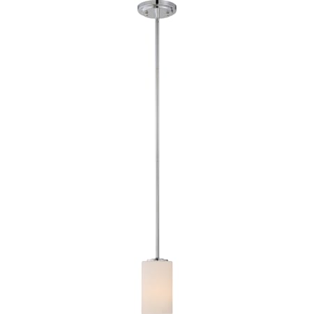 Nuvo Lighting Single Light 3-7/8" Wide Mini Pendant Polished Nickel