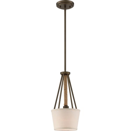 Nuvo Lighting Single Light 8" Wide Mini Pendant Mahogany Bronze