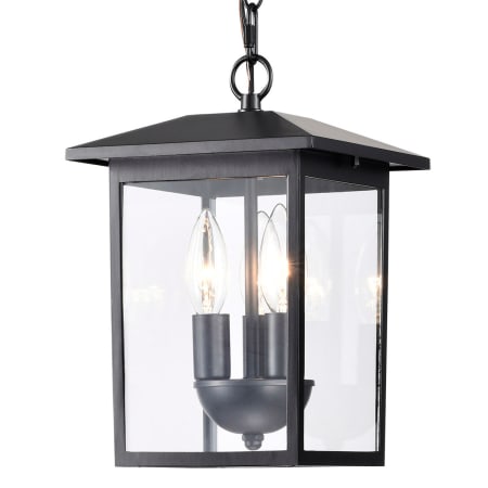 Nuvo Lighting Jamesport 3 Light 8" Wide Outdoor Mini Pendant Matte Black