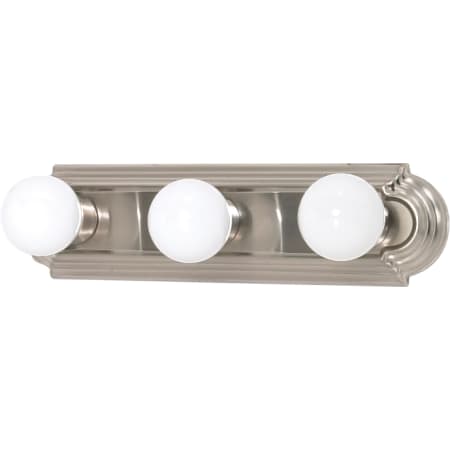Nuvo Lighting 3 Light 18" Wide Racetrack Style Bathroom Vanity Light Brushed Nickel