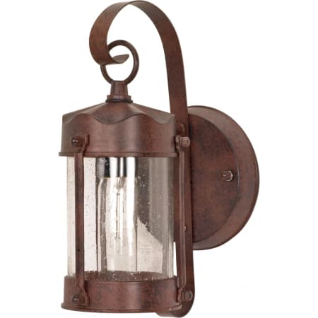 Nuvo Lighting Single Light 10-5/8" Tall Outdoor Wall Sconce with Seedy Glass Shade Old Bronze
