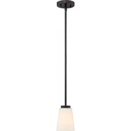 Nuvo Lighting Single Light 6" Wide Mini Pendant with Frosted Shade Mahogany Bronze