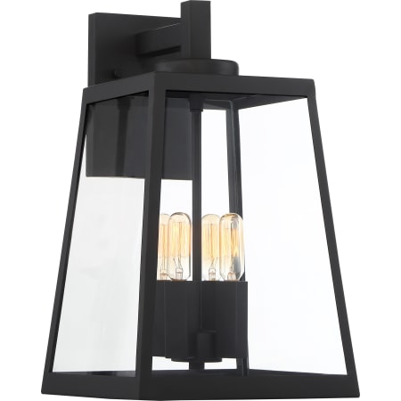 Nuvo Lighting Halifax 4 Light 16" Tall Outdoor Wall Sconce Matte Black / Glass