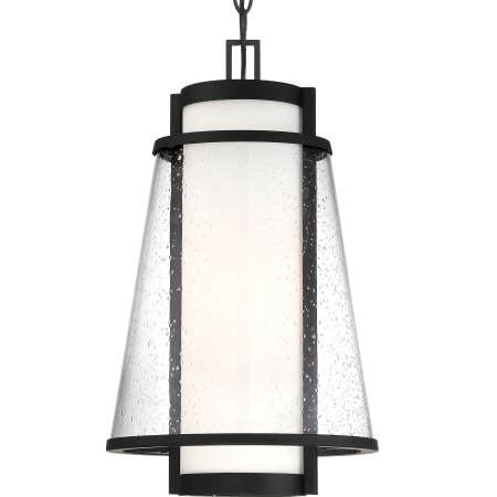 Nuvo Lighting Anau 11" Wide Outdoor Pendant Matte Black / Glass
