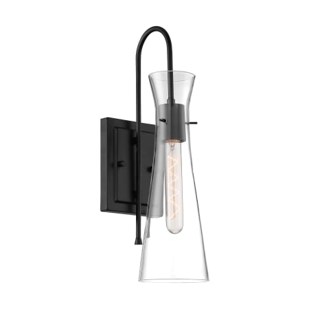 Nuvo Lighting Bahari 18" Tall Bathroom Sconce Black