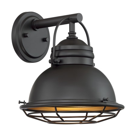 Nuvo Lighting Upton 11" Tall Outdoor Wall Sconce Dark Bronze / Gold