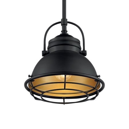 Nuvo Lighting Upton 10" Wide Pendant Dark Bronze / Gold