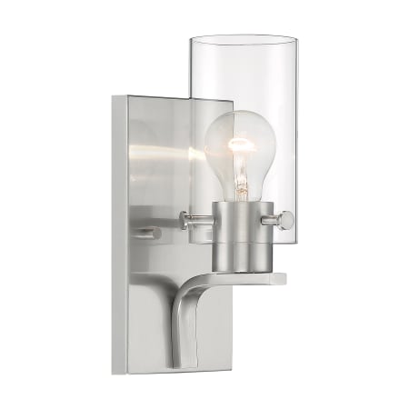 Nuvo Lighting Sommerset 11" Tall Bathroom Sconce Brushed Nickel