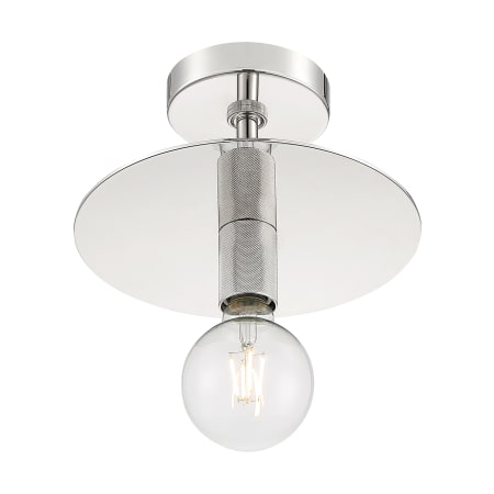 Nuvo Lighting Bizet 10" Wide Semi-Flush Ceiling Fixture Polished Nickel