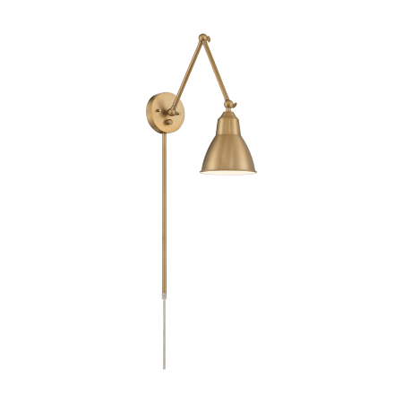 Nuvo Lighting Fulton 10" Tall Wall Sconce With Swing Arm Burnished Brass