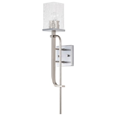 Nuvo Lighting Terrace 24" Tall Bathroom Sconce with Shade Polished Nickel