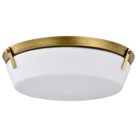 Nuvo Lighting Rowen 4 Light 19" Wide Flush Mount Ceiling Fixture with Shade Natural Brass