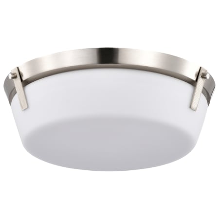 Nuvo Lighting Rowen 3 Light 15" Wide Flush Mount Ceiling Fixture Brushed Nickel