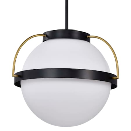 Nuvo Lighting Lakeshore 13" Wide Pendant with Shade Matte Black