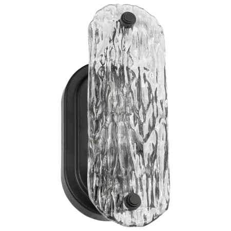 Nuvo Lighting Glacier 11" Tall Bathroom Sconce Matte Black